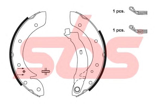 Тормозные колодки sbs 18492739599