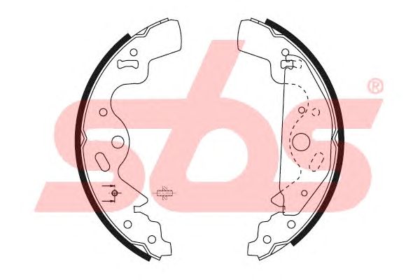 Тормозные колодки sbs 18492740699