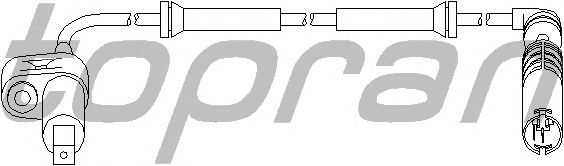 Датчик вращения колеса TOPRAN 500 979