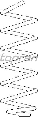 Пружина подвески TOPRAN 207 002
