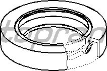 Сальник дифференциала TOPRAN 501 255