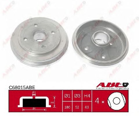 Тормозной барабан ABE C68015ABE