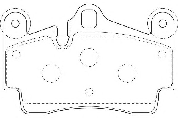 Тормозные колодки WAGNER WBP23694A