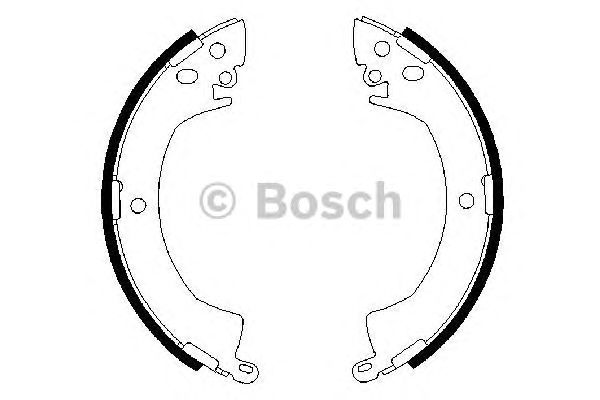 Тормозные колодки BOSCH 0 986 487 207