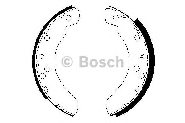 Тормозные колодки BOSCH 0 986 487 242