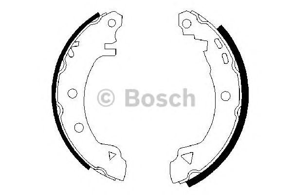 Тормозные колодки BOSCH 0 986 487 289