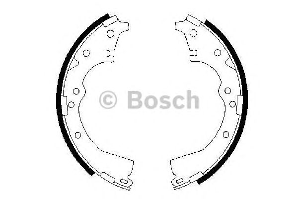 Тормозные колодки BOSCH 0 986 487 290