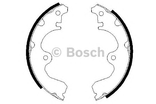 Тормозные колодки BOSCH 0 986 487 474