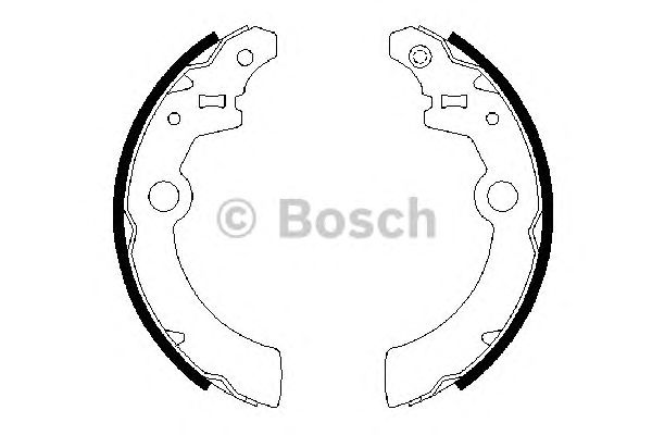 Тормозные колодки BOSCH 0 986 487 676