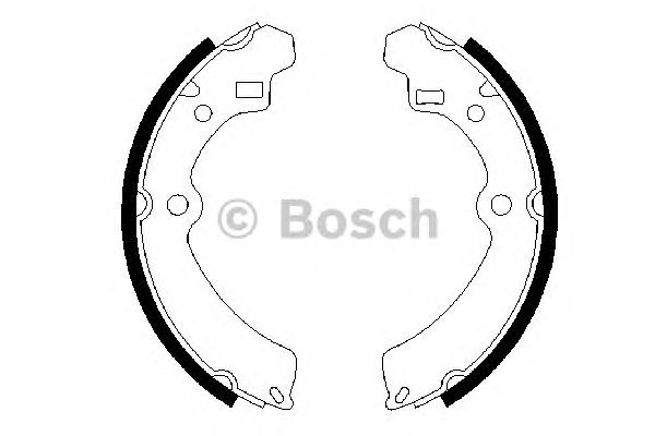 Тормозные колодки BOSCH 0 986 487 678