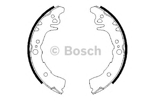Гальмівні колодки BOSCH 0 986 487 689