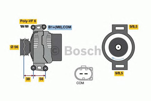 Генератор BOSCH 0 124 525 226