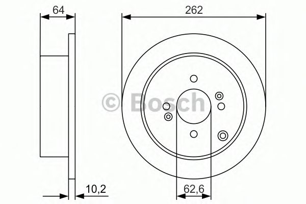 Гальмівний диск BOSCH 0 986 479 983