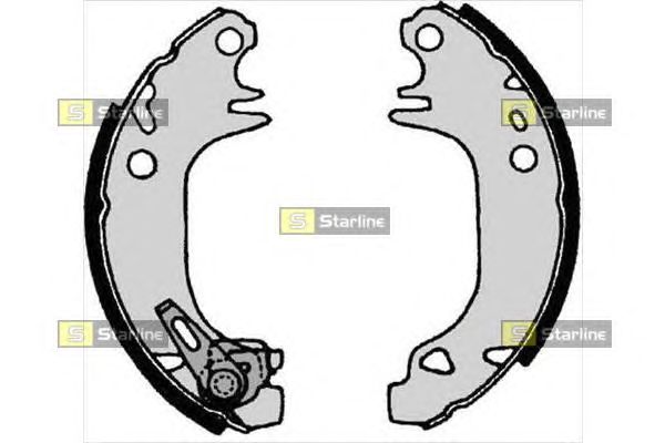 Гальмівні колодки STARLINE BC 04930