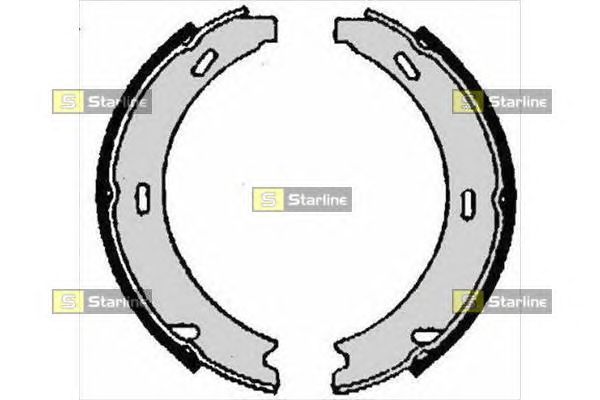 Гальмівні колодки ручника STARLINE BC 06869