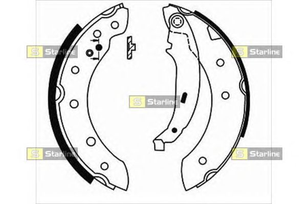 Тормозные колодки STARLINE BC 07130