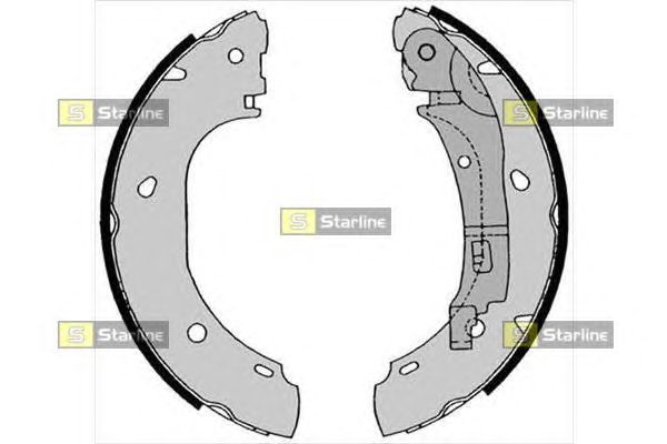 Тормозные колодки STARLINE BC 08540