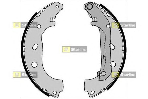 Тормозные колодки STARLINE BC 08550