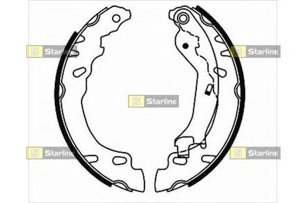 Тормозные колодки STARLINE BC 08780
