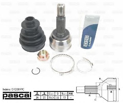 Комплект ШРКШ PASCAL G12089PC