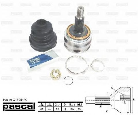 ШРУС PASCAL G15054