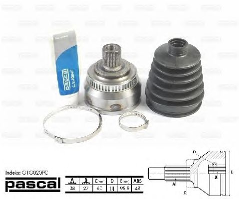 Комплект ШРКШ PASCAL G1G020PC
