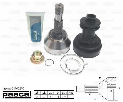 ШРКШ PASCAL G1P002PC