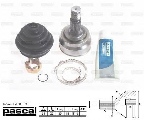 Комплект ШРКШ PASCAL G1P010PC