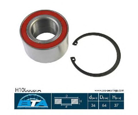 Ступичный подшипник BTA H10080BTA