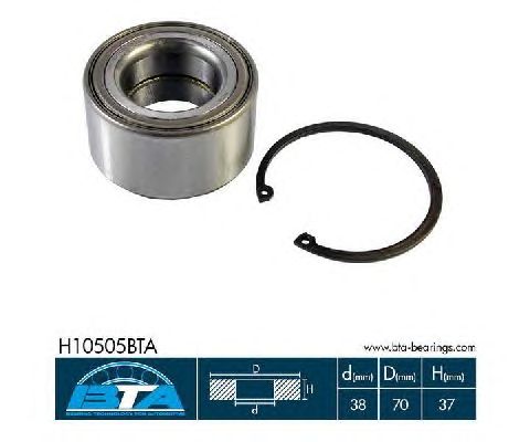Ступичный подшипник BTA H10505BTA