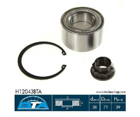 Ступичный подшипник BTA H12043BTA