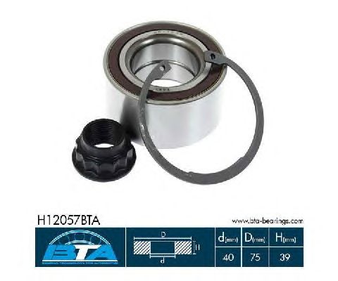 Підшипник маточини BTA H12057BTA