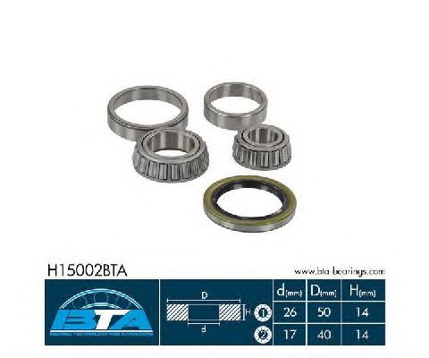 Ступичный подшипник BTA H15002BTA