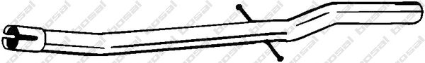 Ремонтная трубка, катализатор BOSAL 889-539