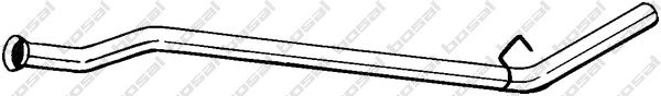 Труба выхлопного газа BOSAL 841-319