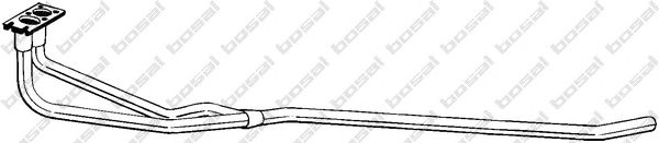 Труба выхлопного газа BOSAL 929-805