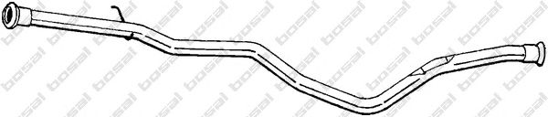 Труба выхлопного газа BOSAL 839-041