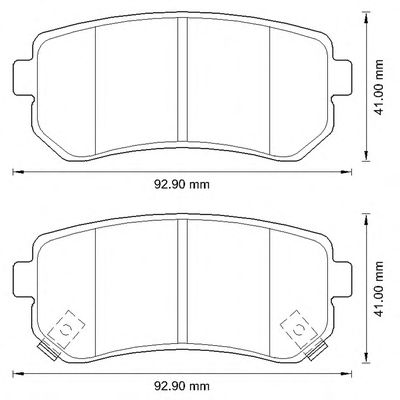 Тормозные колодки JURID 572590J