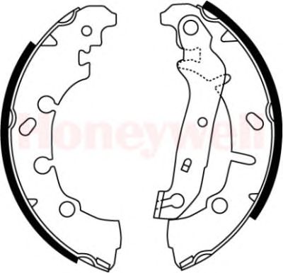 Тормозные колодки BENDIX 362413B