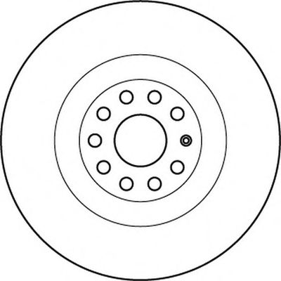 Тормозной диск BENDIX 562239B