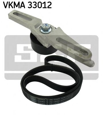 Комплект поликлинового ремня SKF VKMA 33012
