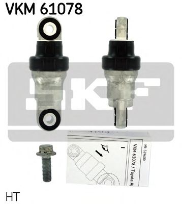 Натяжной ролик поликлинового ремня SKF VKM 61078
