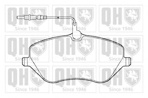 Тормозные колодки QUINTON HAZELL BP1438