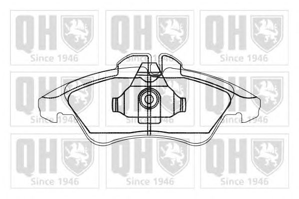 Тормозные колодки QUINTON HAZELL BP867