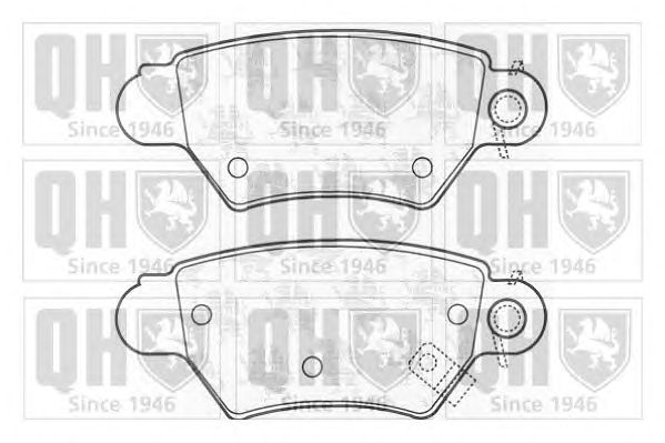 Тормозные колодки QUINTON HAZELL BP985