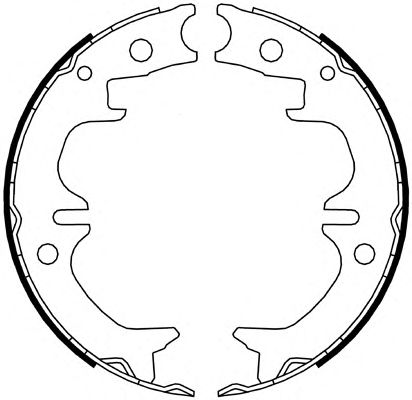 Тормозные колодки ручника FERODO FSB4069