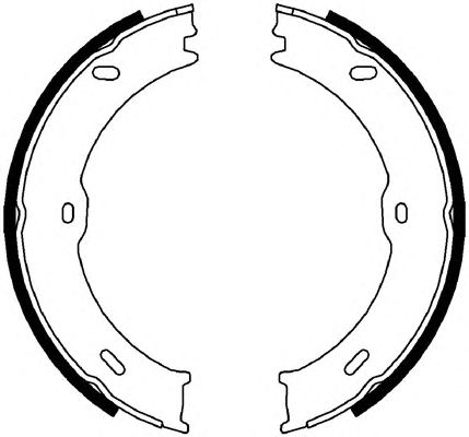 Тормозные колодки ручника FERODO FSB4001
