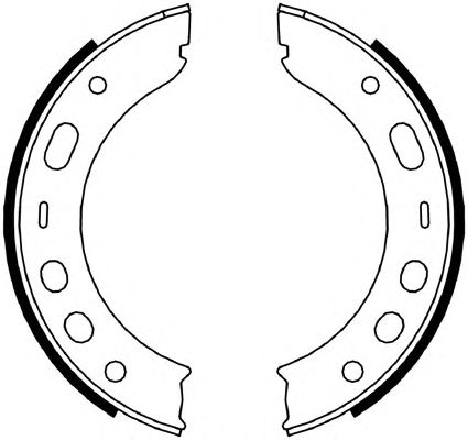 Тормозные колодки ручника FERODO FSB4056