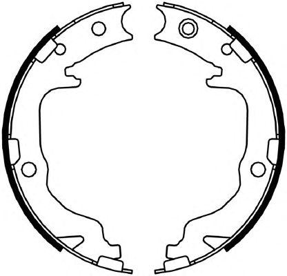 Тормозные колодки ручника FERODO FSB4059
