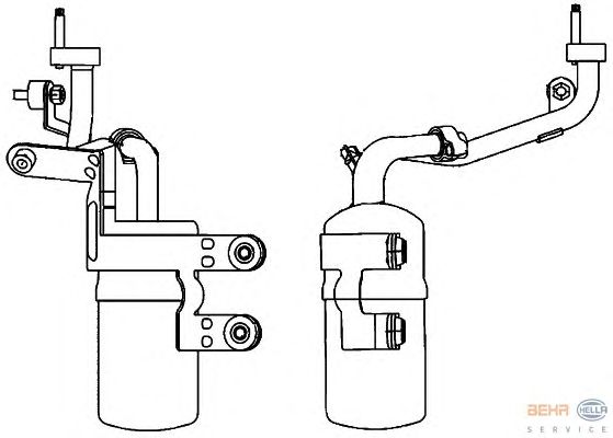 Осушитель кондиционера HELLA 8FT 351 335-261